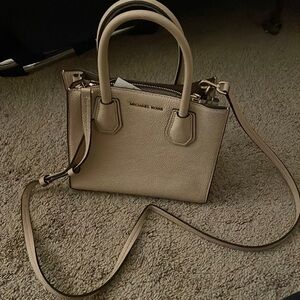 Cream Michael kors purse